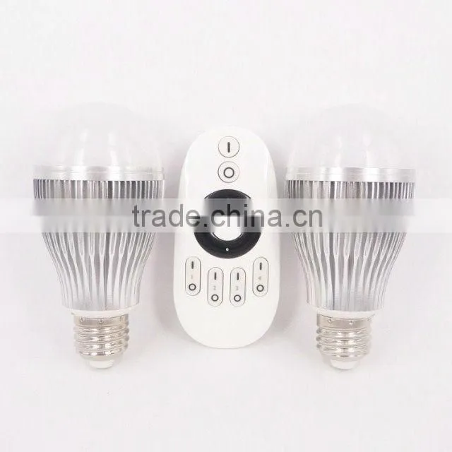 High quality 2.4G Remote control led bulb light E26