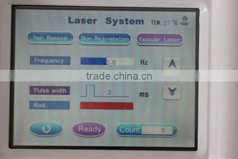 2012professional laser hair tattoo removal machine P003