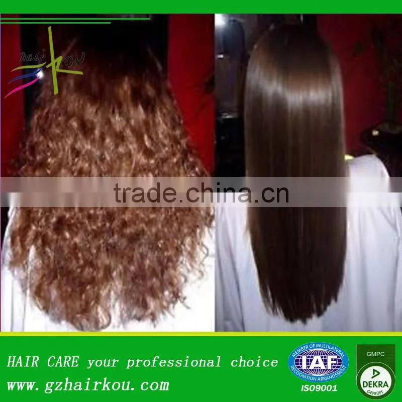 Smoothes and eliminates frizz Brazilian keratin straight hair cream treatment