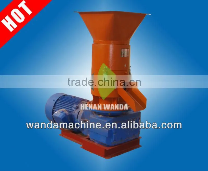 ce certification large flat die sawdust pellet/ wood pellet production machine