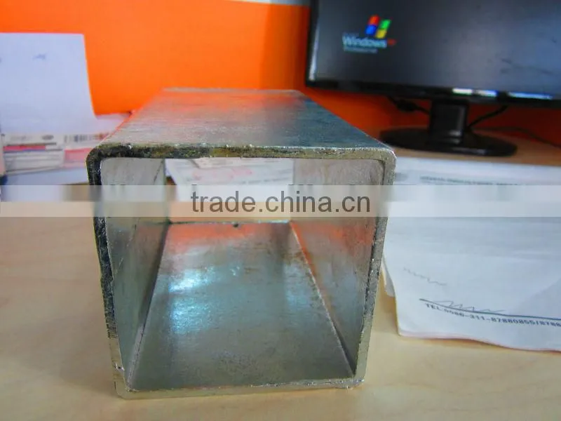 galvanized square tube
