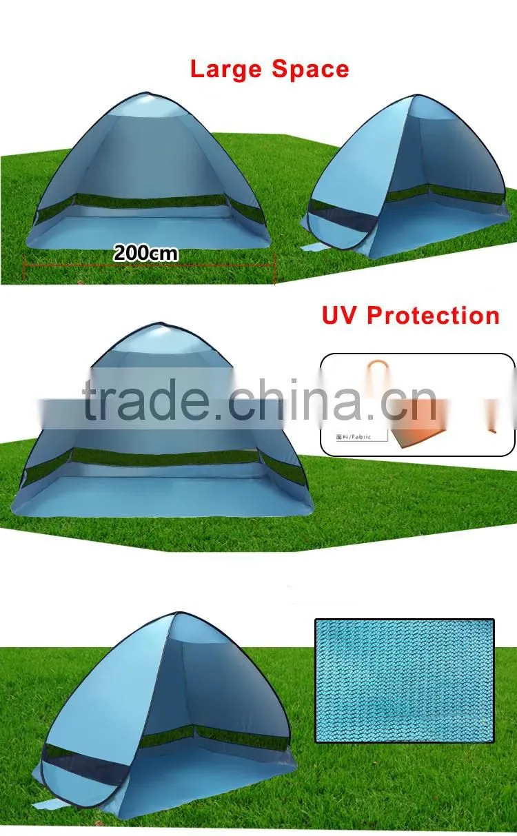 Fast Open Sun Shade Shelter Outdoor Camping Beach Pop-Up Tent