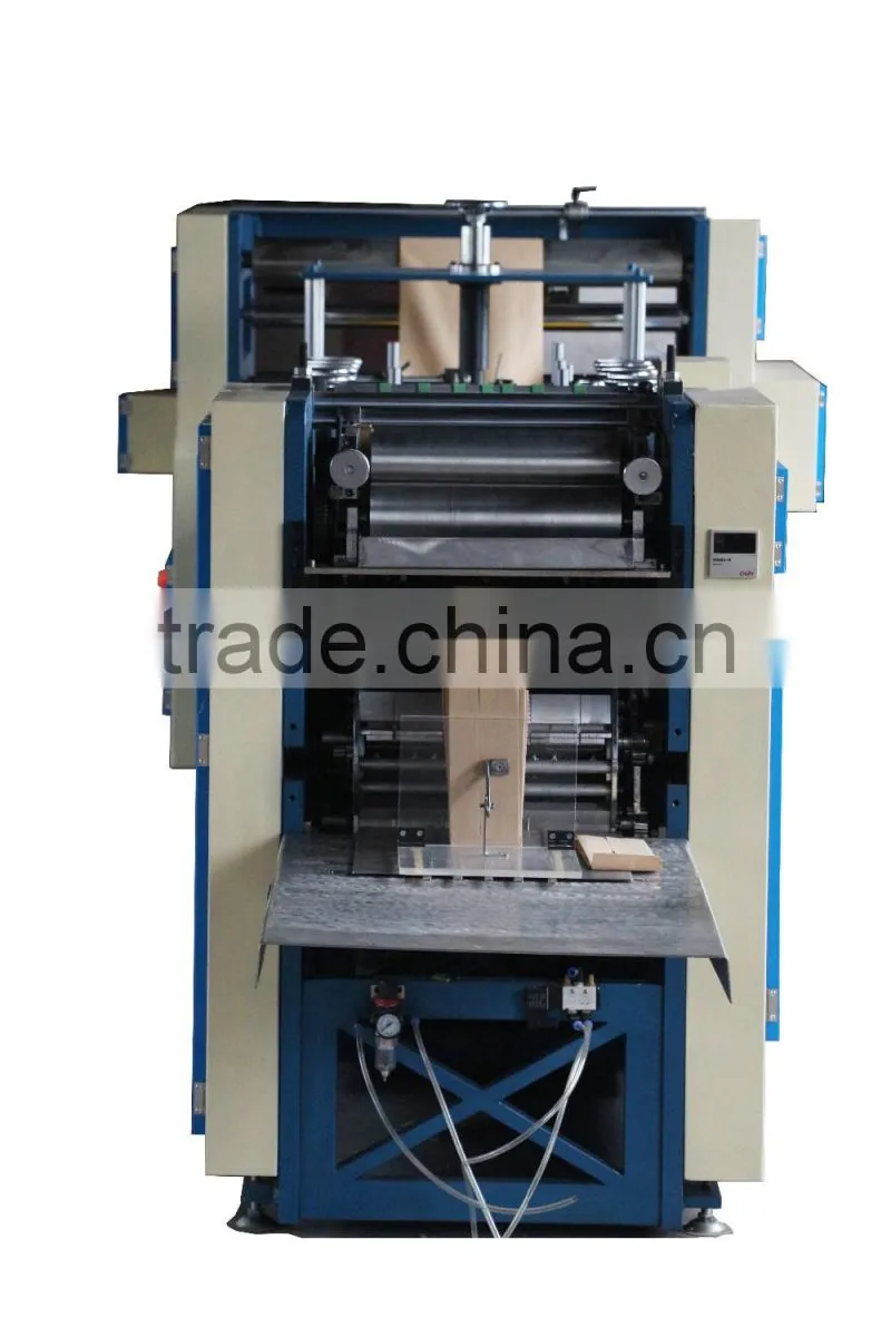 Paper bag making machine, YDZ-380 automatic pointed bottom bag machine/Qinyuan bag machine