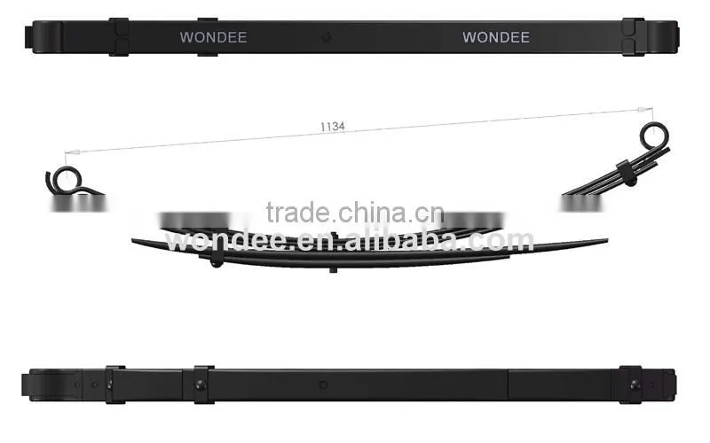 TH P60/8/3 China OEM Truck Parts Pickup Leaf Spring