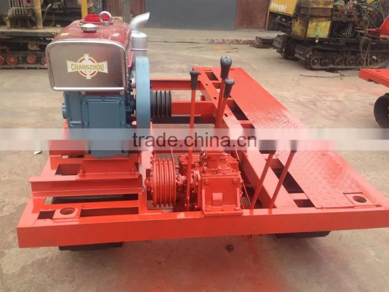 2 ton capacity rubber track chassis for drill machine