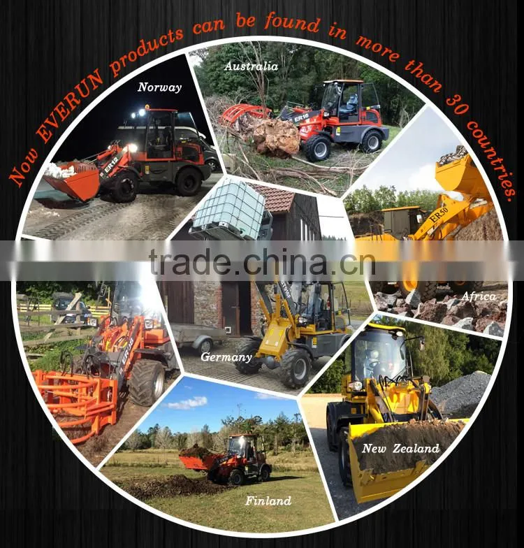 Everun Brand New ER08 Small Front End Loader with Rops & Fops Cabin
