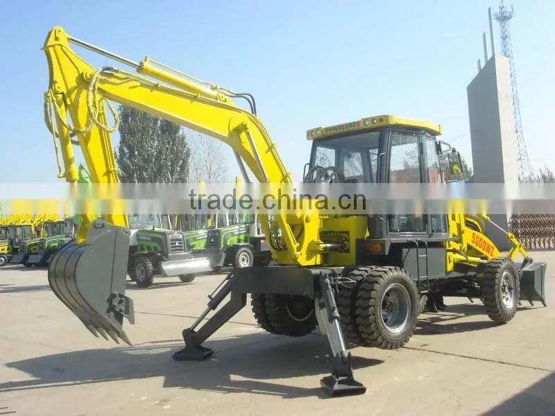 2015 good performance very cheap 5000wz mini wheel backhoe loader , small backhoe loader for sale 2015 good performence!
