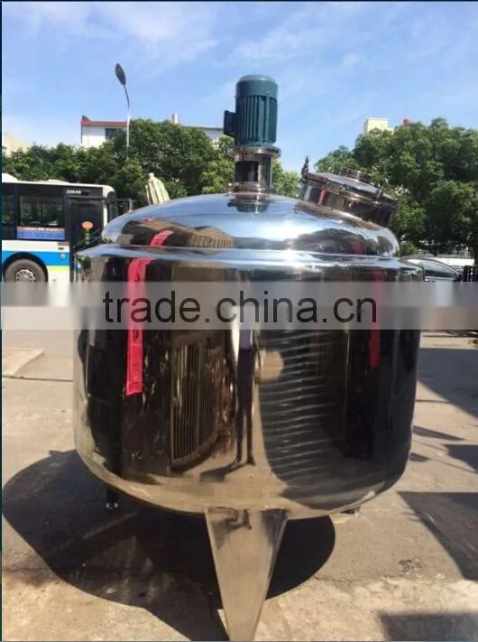 Stainless steel high shear mixing tank