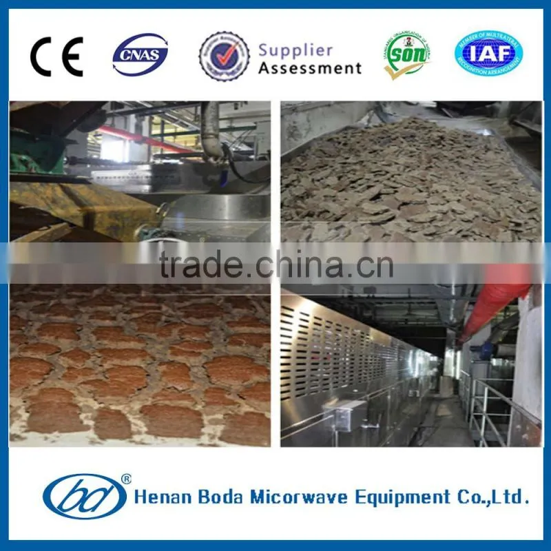 Industrial catalyst microwave drying machine