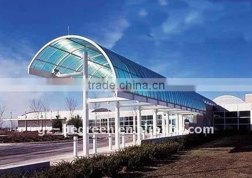 High quality multi colors twin wall polycarbonate hollow sheet for sale