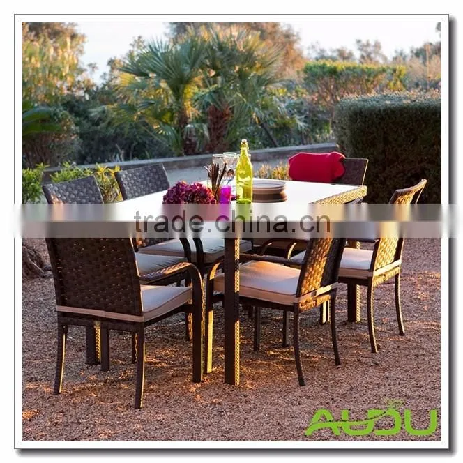 Chicago Patio Outdoor Garden Rattan Dining Set
