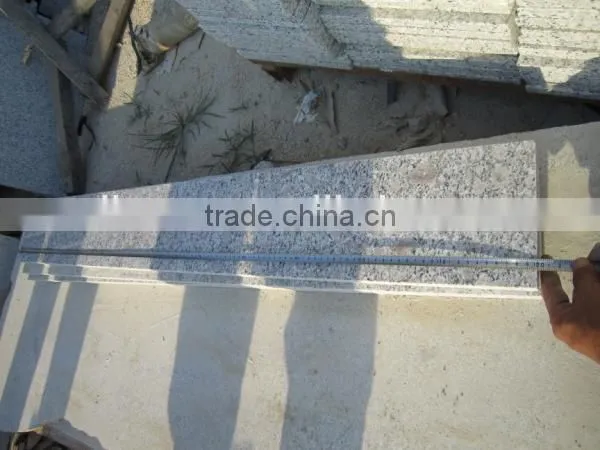 cheapest G383 outdoor grey natural granite stair tile
