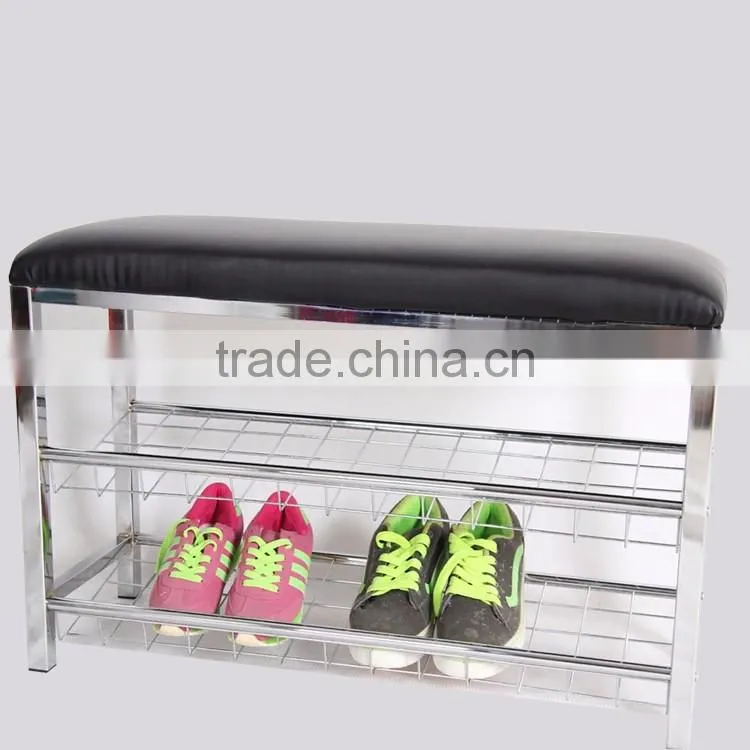 VIVINATUR shoe bench holds up to 18 pairs shoes rack with oxford material