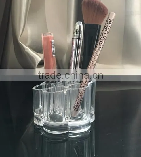cy270 Plum Flower Clear Acrylic Makeup Organizer Insert Makeup Box Lipstick Brush Storage Box Cases