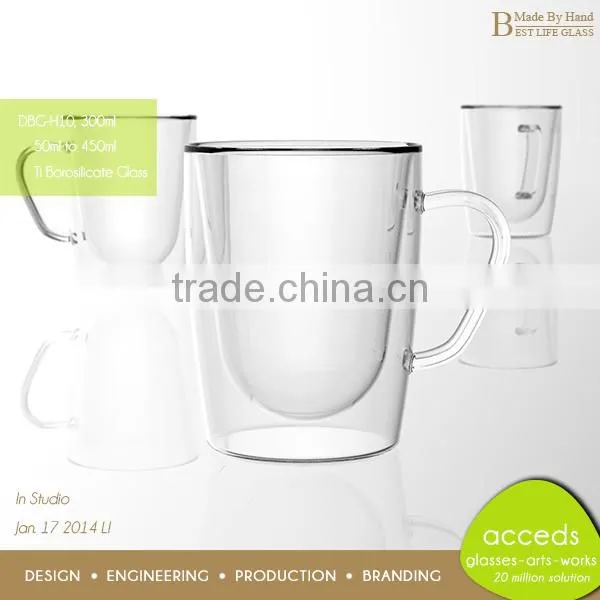 Heat-Resistant Personalized Reusable Set of Water Glass