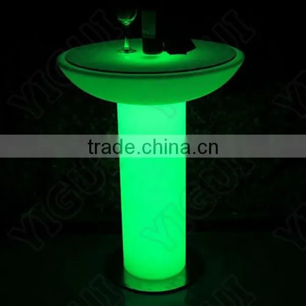 wireless battery remote bar LED Shining Double Table/ nice interactive multi touch table