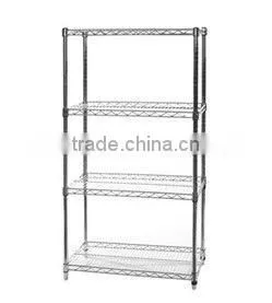 rust proof 4 shelf chrome metal units