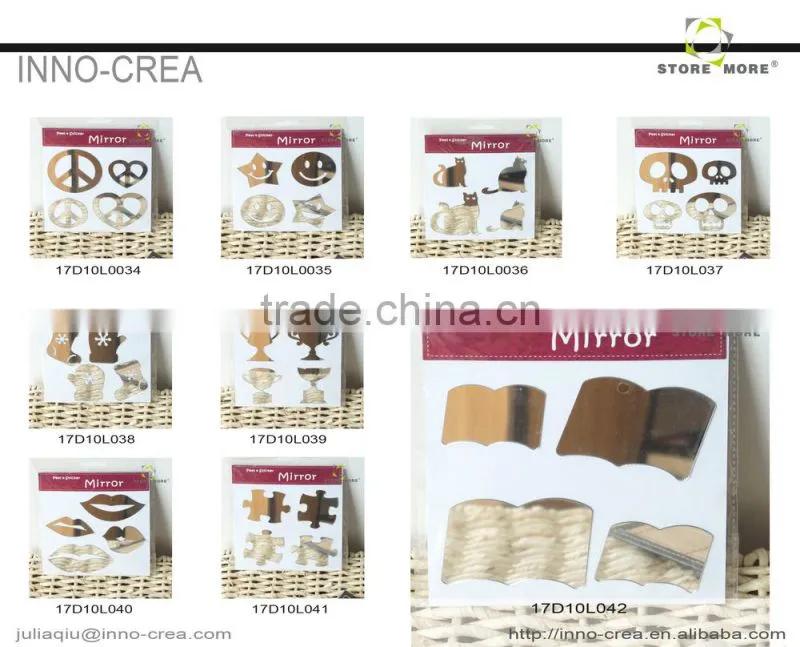 Acrylic Wall Stickers With Mirror Effect