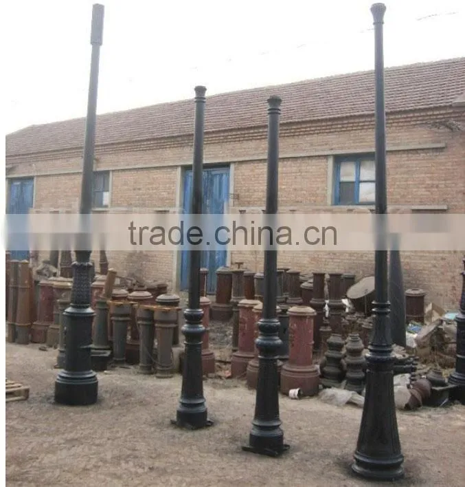Metal casting poles for street,light posts,walkway casting posts