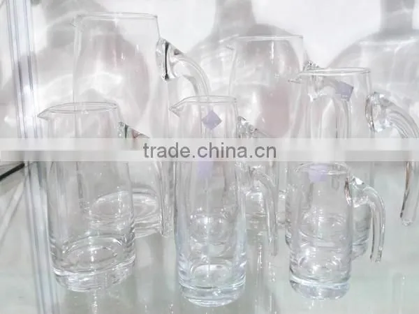 Different size glass jar liquids glass juice jar