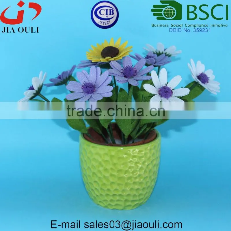 Under glazed Ceramic planter garden pot