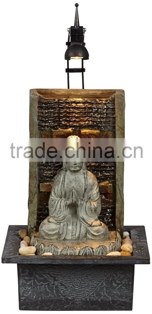 Namaste Buddha Indoor Table Fountain