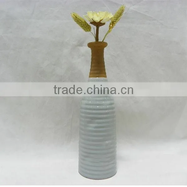 Handmade craft dolomite ceramic vase