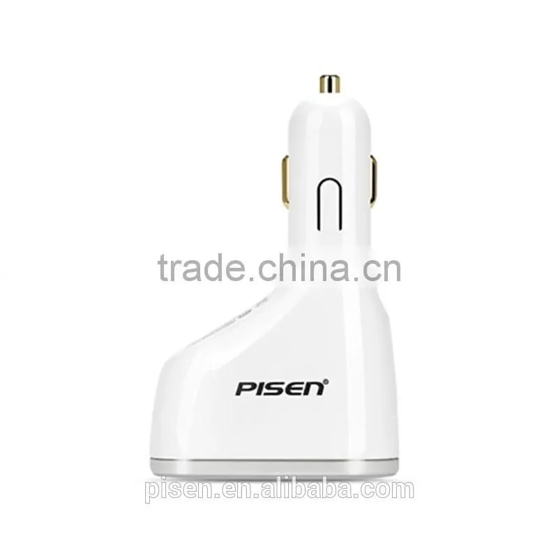 Pisen 5V 1A 2A Smart Wireless Dual USB Car Charger for Mobile Phone Tablet Camera Car Recorder Navigator MP3 MP4 PSP