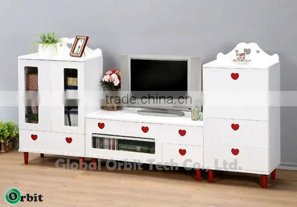 Home furniture new design plasma modern wooden home furniture