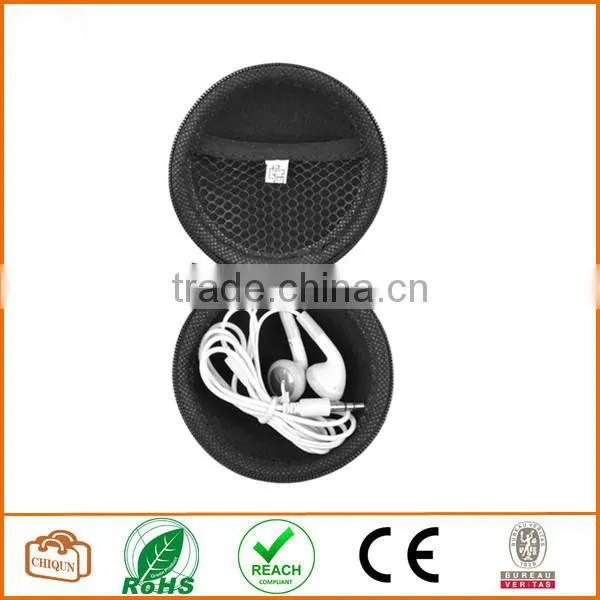 3 in 1 Black Earphone Handsfree Sansa Clip Zip mp3 player Hard EVA Case