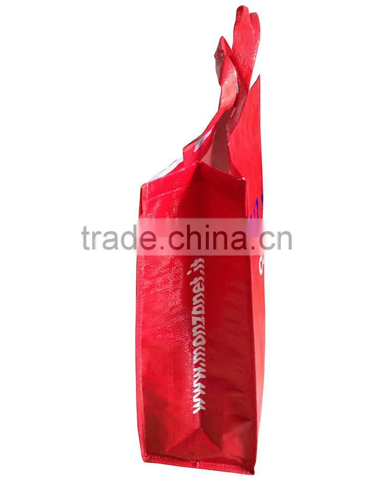 Promotional Reusable Laminated PP Woven Shoper Bag