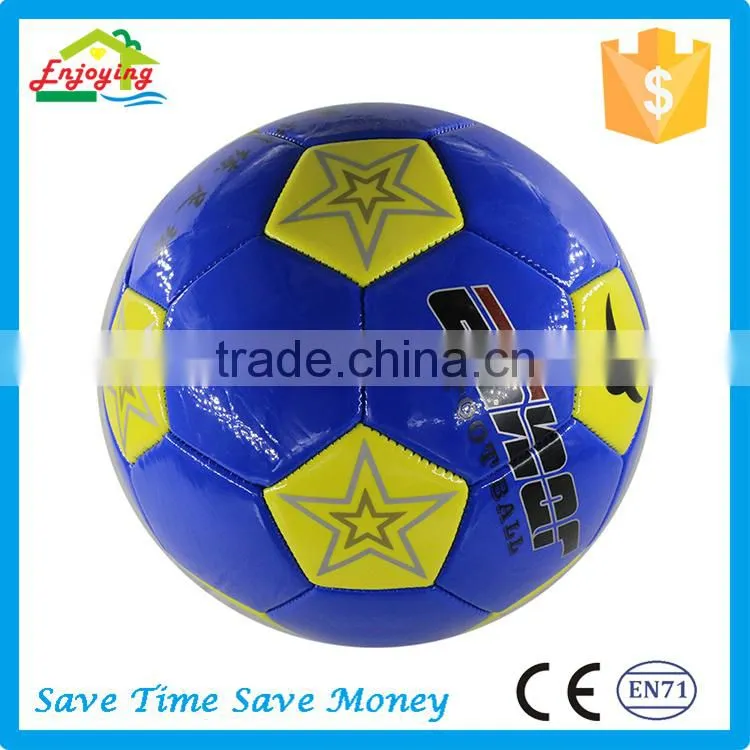 Bright Colored Shiny Normal Size Indoor Outdoor Futsal Ball Soccer Ball