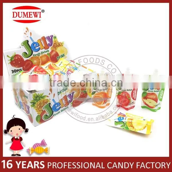 Custom Assorted Jelly Juice Drink Suck Fruit Jelly Drink