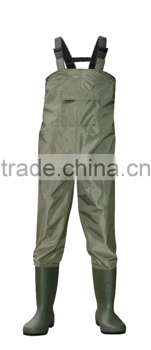 PVC Nylon Chest Wader For Fishing