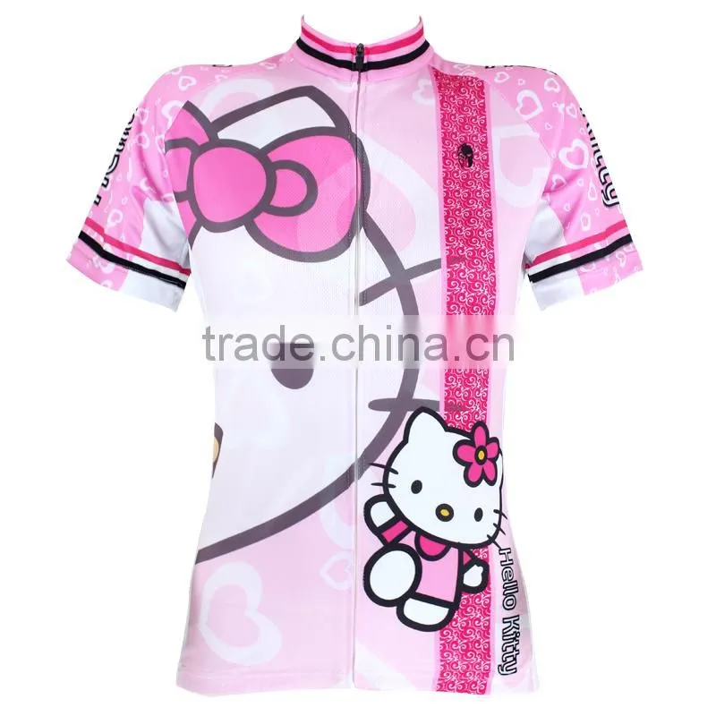 wholesale custom cheap cartoon sublimated cycling jersey