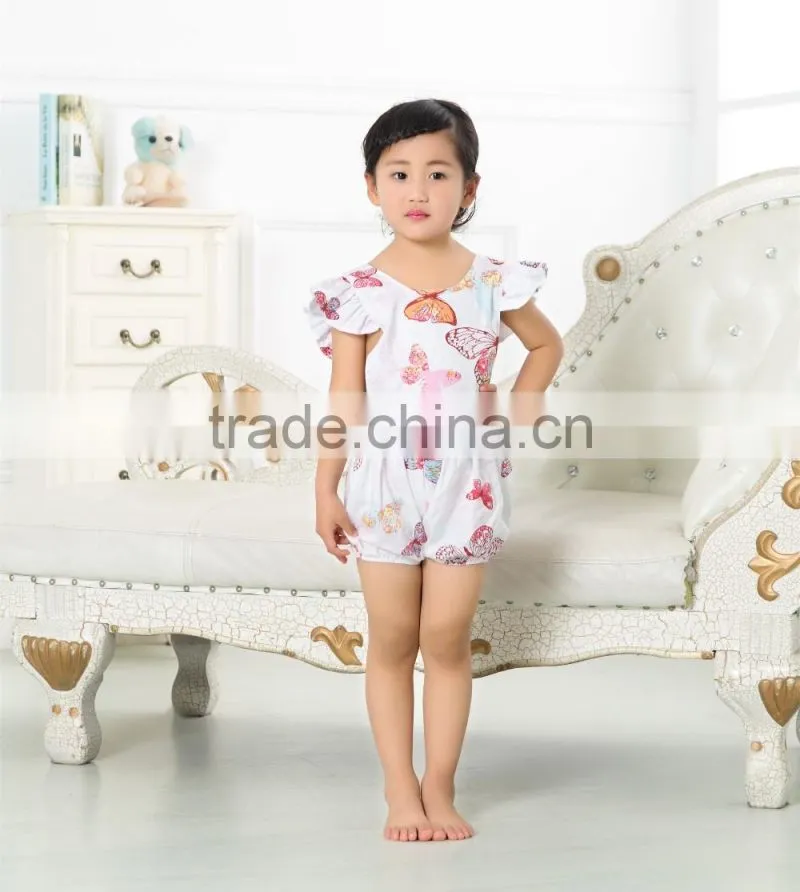 2016 baby rompers wholesale baby clothes /baby romper clothes boutique / baby romper organic cotton made in China