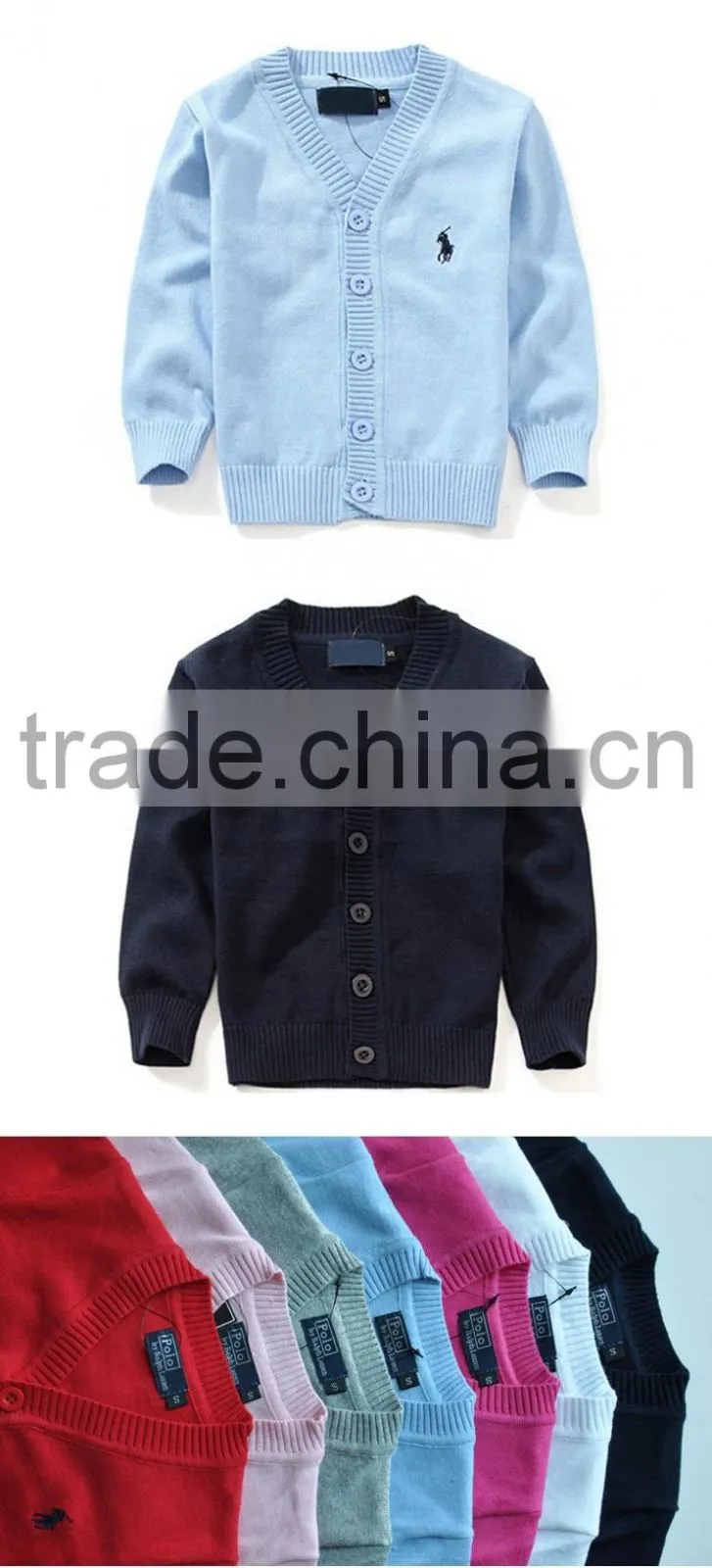 2017 latest white japanese school sweater uniform boys kids cardigan sweaters