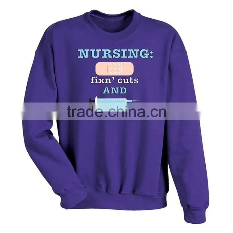 Factory oem fashion design bulk screen printing hooded sweatshirt women
