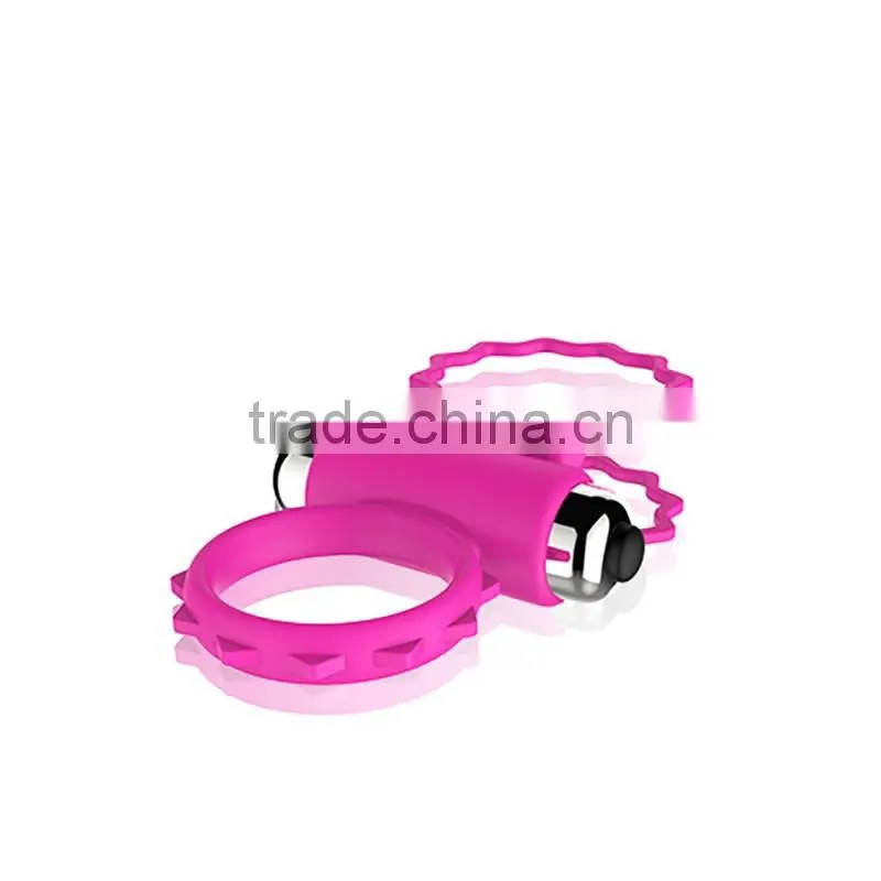 New design strong vibrating penis sleeves triple cock rings