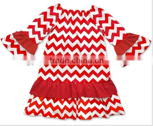 flag-4th of july Peasant Style Dress Toddler Dress independence girls 100% cotton summer ruffle pettidress cute casual dress