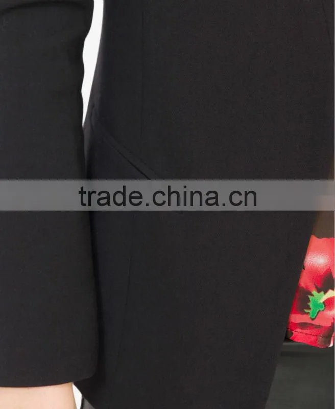 Women's Flat Lapel Blazer