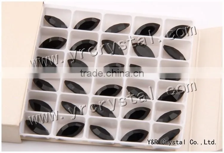 Jet crystal fancy stone crystal chaton
