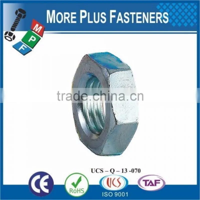 Made in Taiwan Hexagon Thin Nut