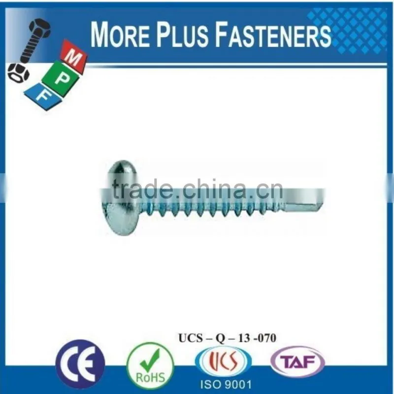 Made in Taiwan Stainless Steel Cross Recessed Pan Head Self Drilling Screw