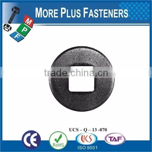 Made in Taiwan Carbon Steel High Quality Square Hole Flat Carriage Bolt Washer