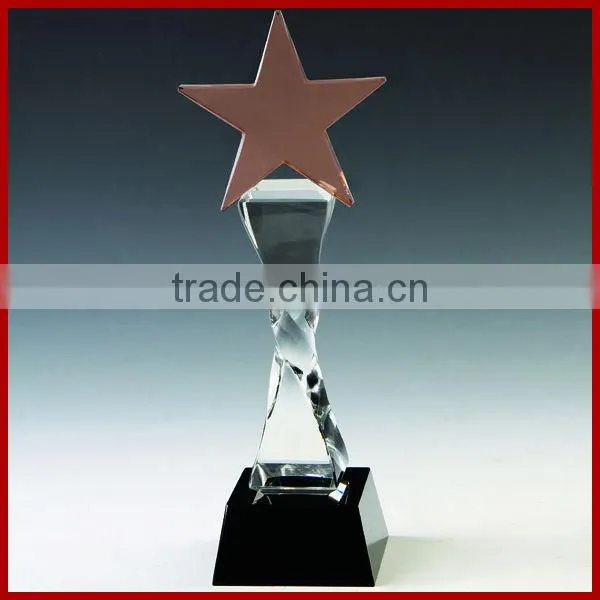 crystal star paper weight Age of the baby souvenirs