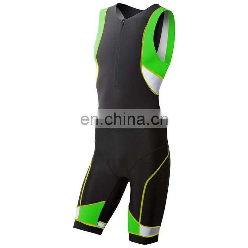 Invisible Zipper quality sublimated triathlon cycling wear
