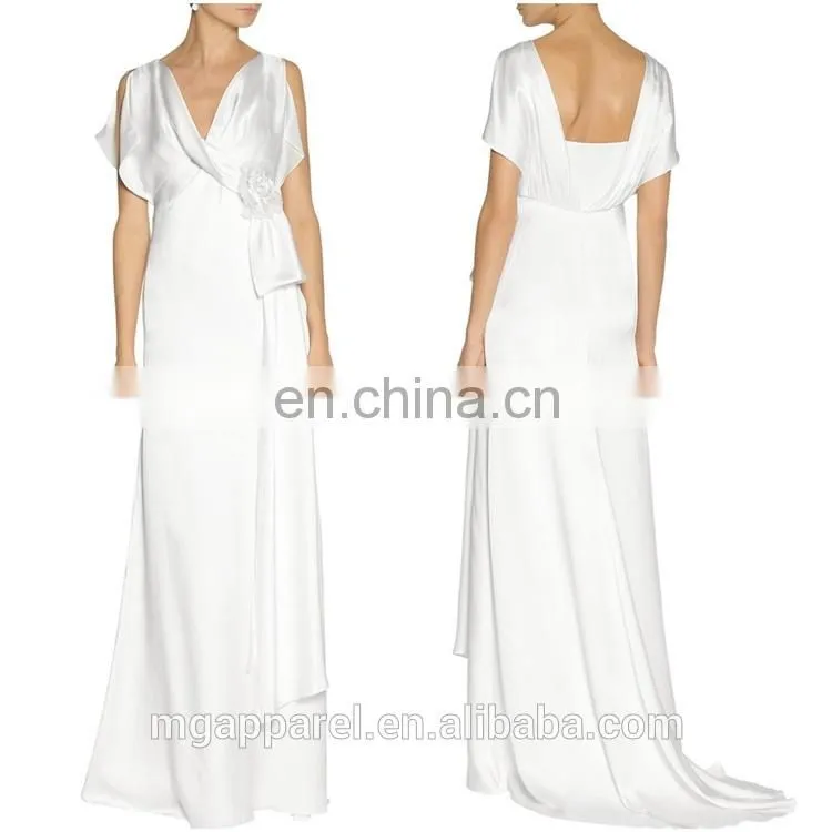 Hot selling evening dress 2015 party long dress,silk-satin gown