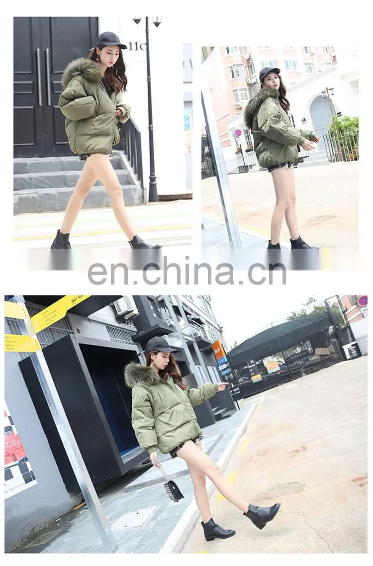 2016 Hot Style Made in China Women Short Down Parka Winter Wear Women Down Coat