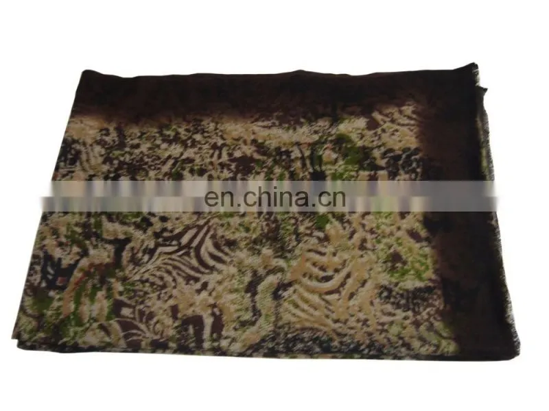 Latest Design Women Fashionable Long Cheap Shawls voile Printed Pashmina